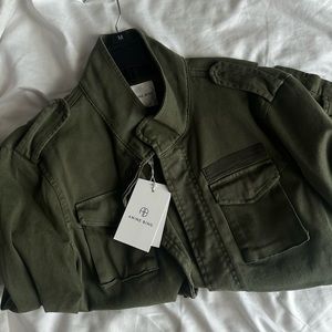 Anine Bing Green Army Jacket